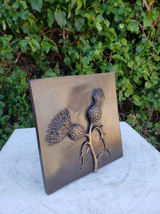 Blossoming Pineapples Bronze Wall decor Size: 10" x 10" x 1"H