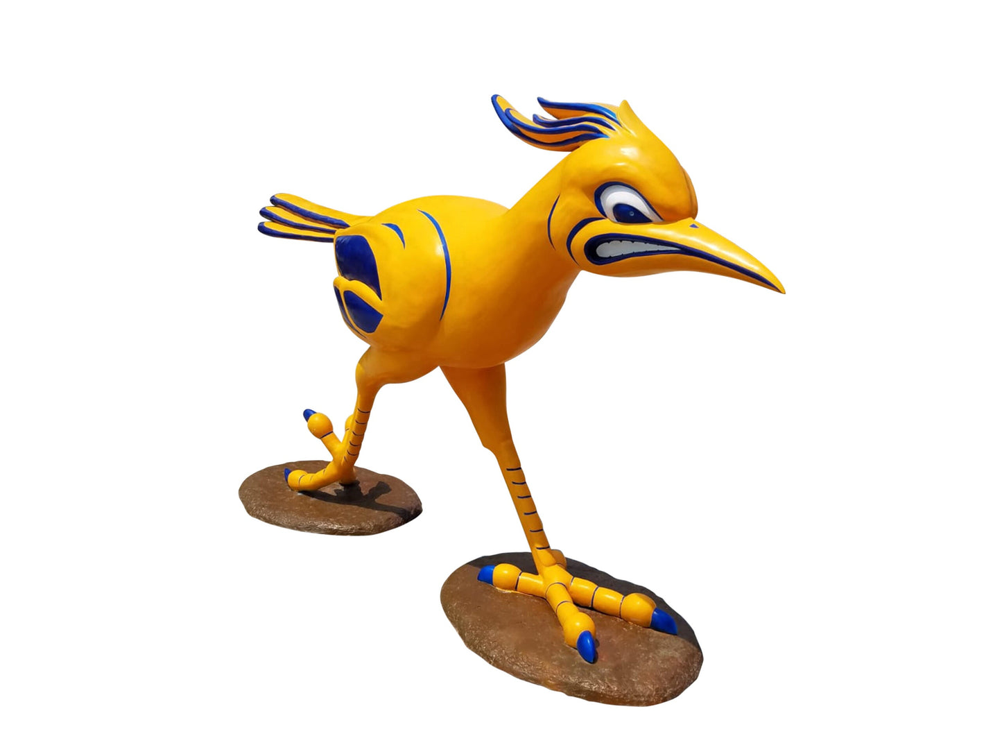 Giant Impressive Twelve Feet Long Roadrunner Bronze Statue 144" x 34" x 74"H