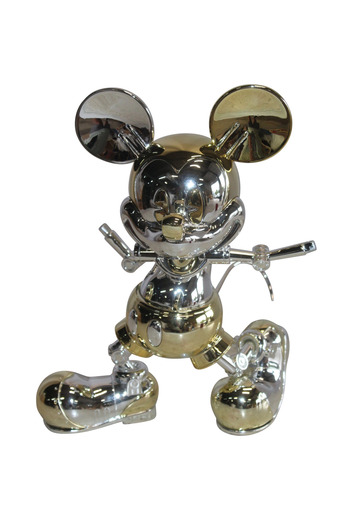 Futuristic Mickey Mouse Resin Statue 10" x 4" x 13"H