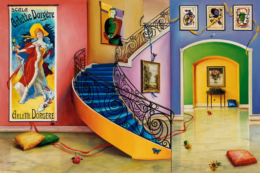 Moments With You by Orlando Quevedo on Unstretched Canvas Med, 30"x20"