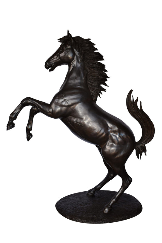 Ferrari Horse Life-size Bronze Statue Giant Size Size: 72" x 34" x 88"H