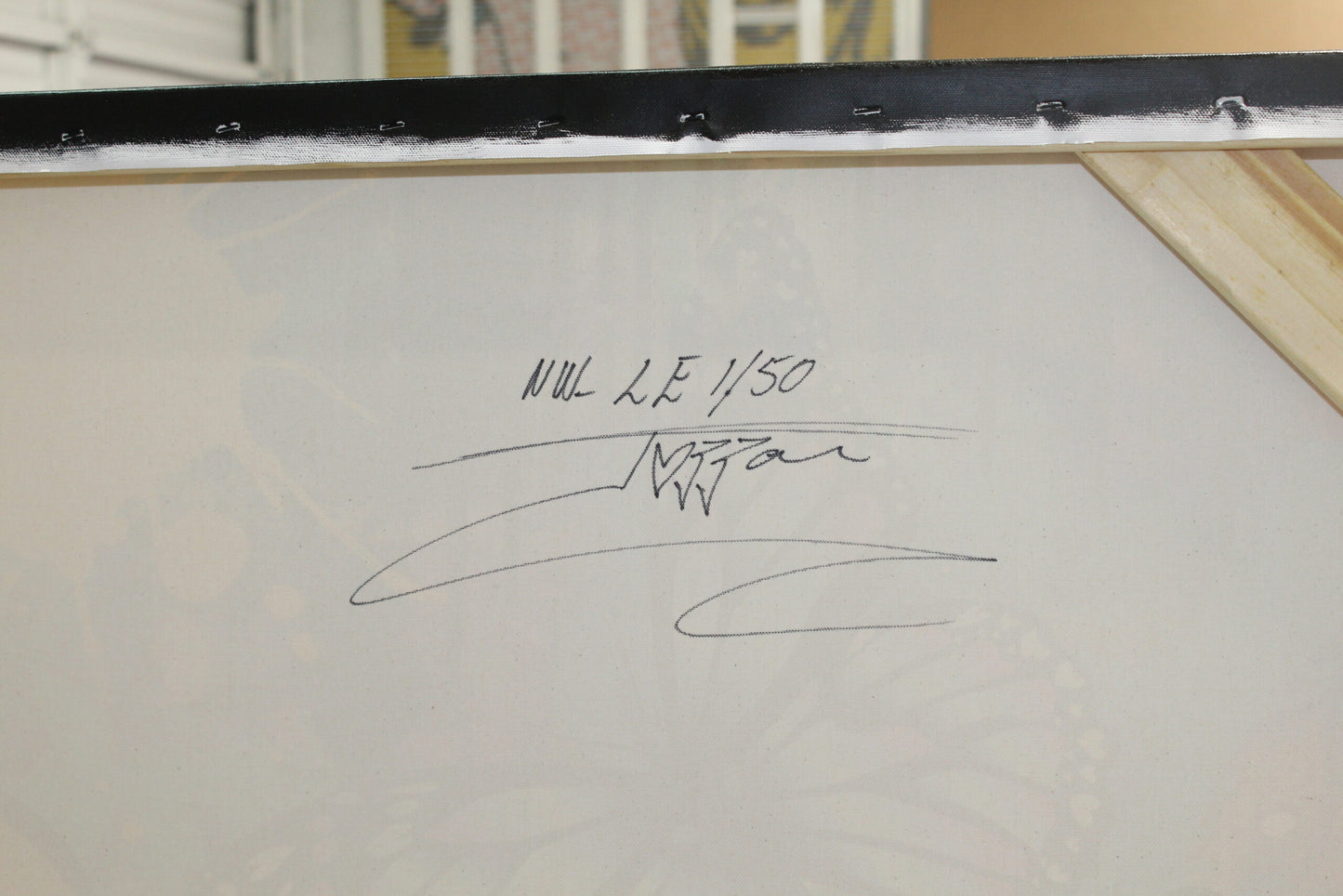 Miami Beach, Acrylic Painting, Stretched Canvas, Wall Art by Jozza 26" x 30" x 1