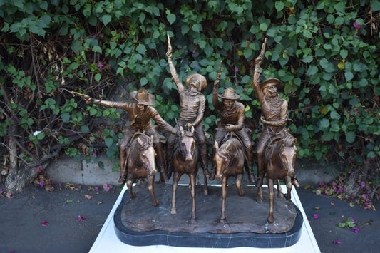 Giant Coming Through the Rye Remington Replica - Size: 38"L x 27"W x 31"H.