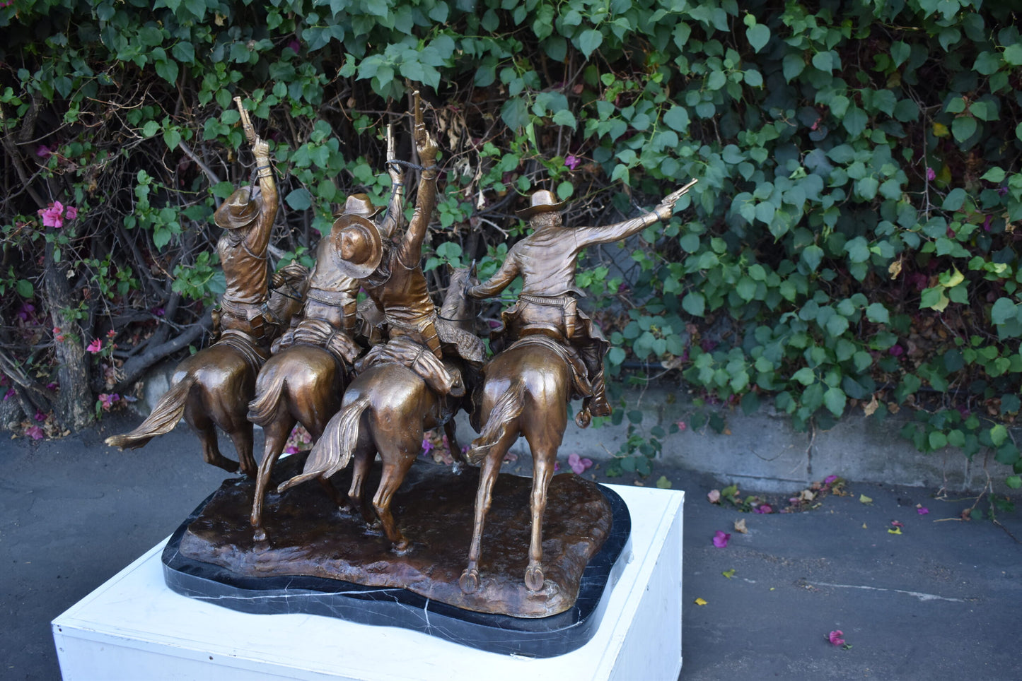 Giant Coming Through the Rye Remington Replica - Size: 38"L x 27"W x 31"H.