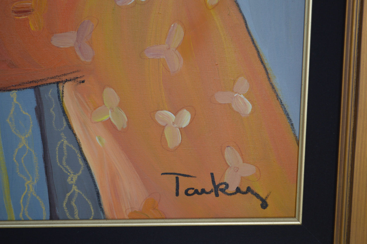 Tarkay painting, Limited Edition, Original Mixed Media - 41"x 49"
