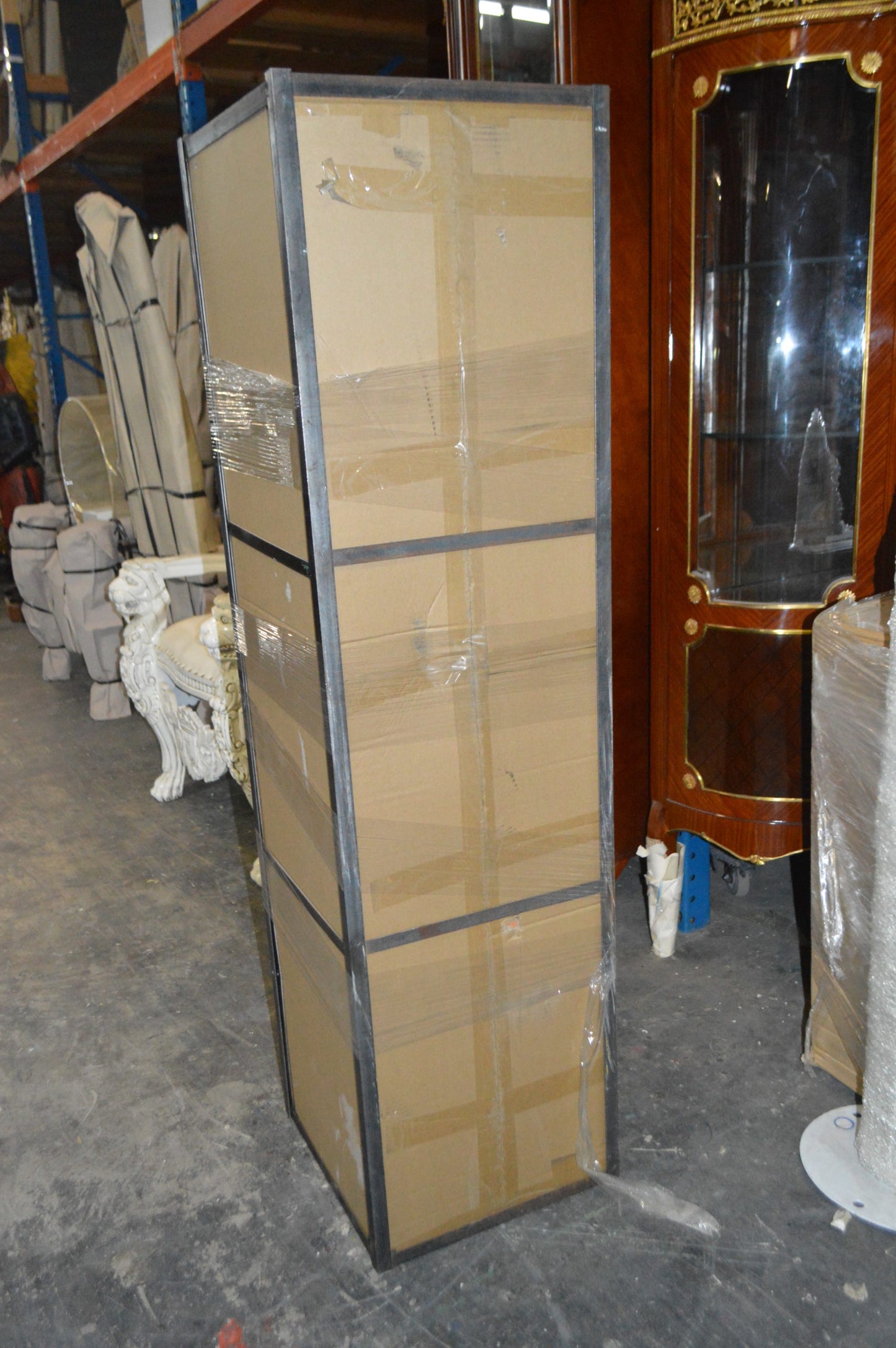 Bright Baum LED Artificial Tree - Size: 65"L x 55"W x 90"H.