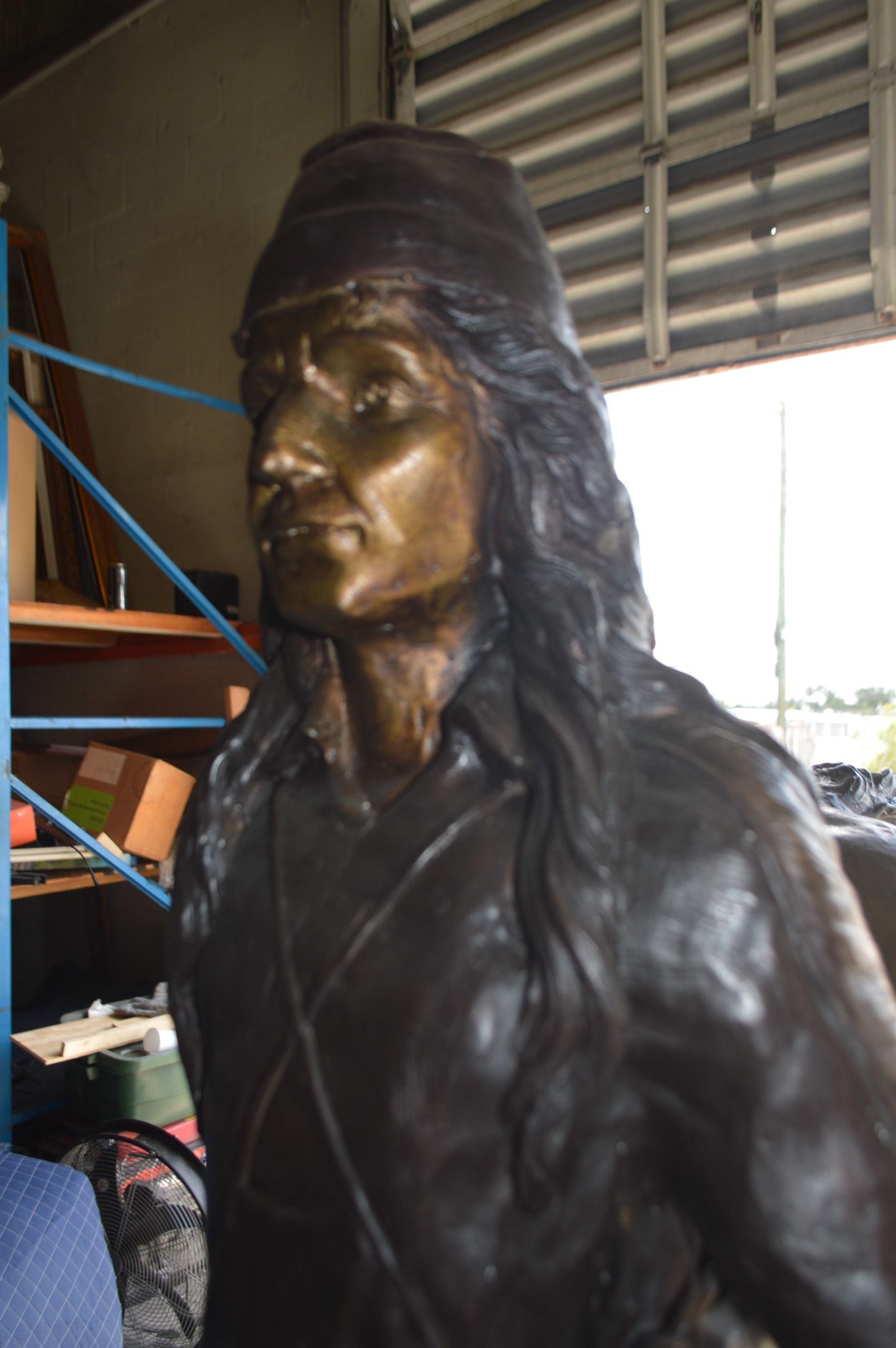 Mountain Man, Giant, By Remington Bronze Statue - Size: 57"L x 221"W x 71"H.