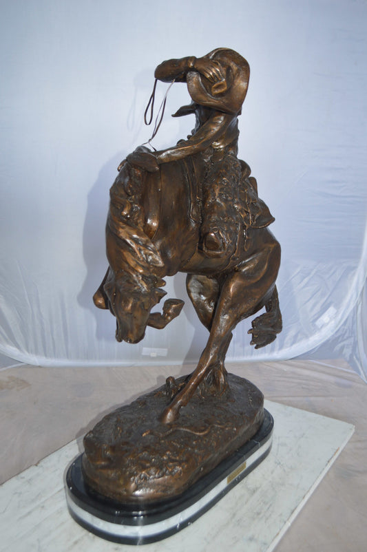 Jumbo Rattle Snake by Remington Bronze Statue -  Size: 21"L x 11"W x 32"H.