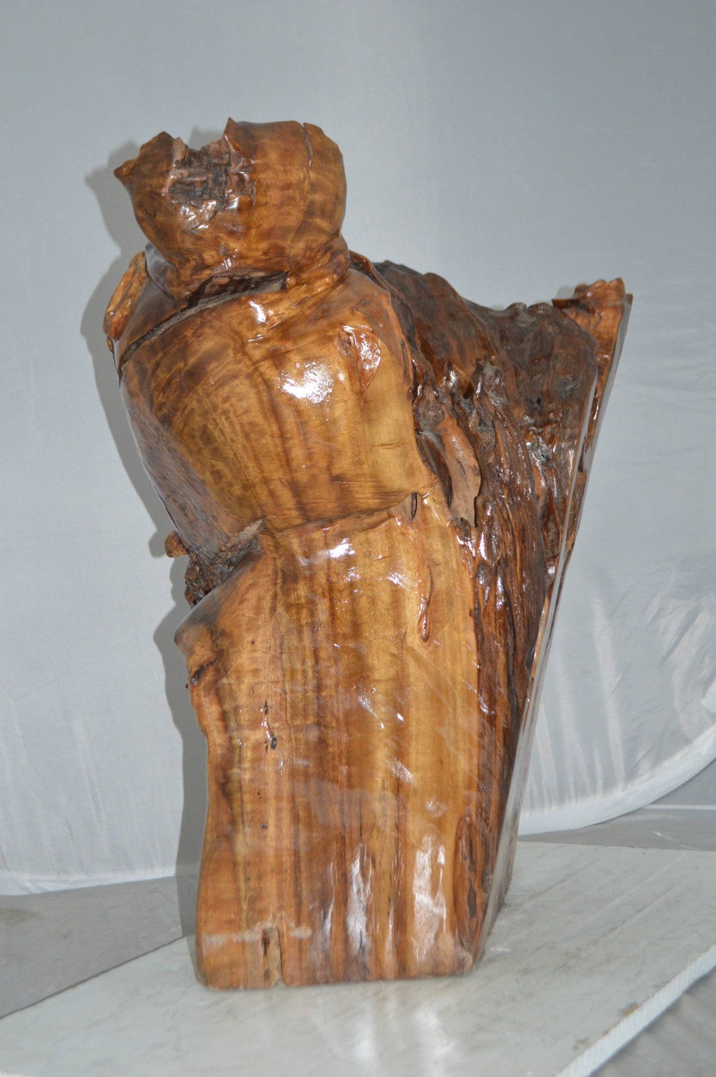 Wood Carved Buddha CC6 - Size: 26"L x 20"W x 29"H.