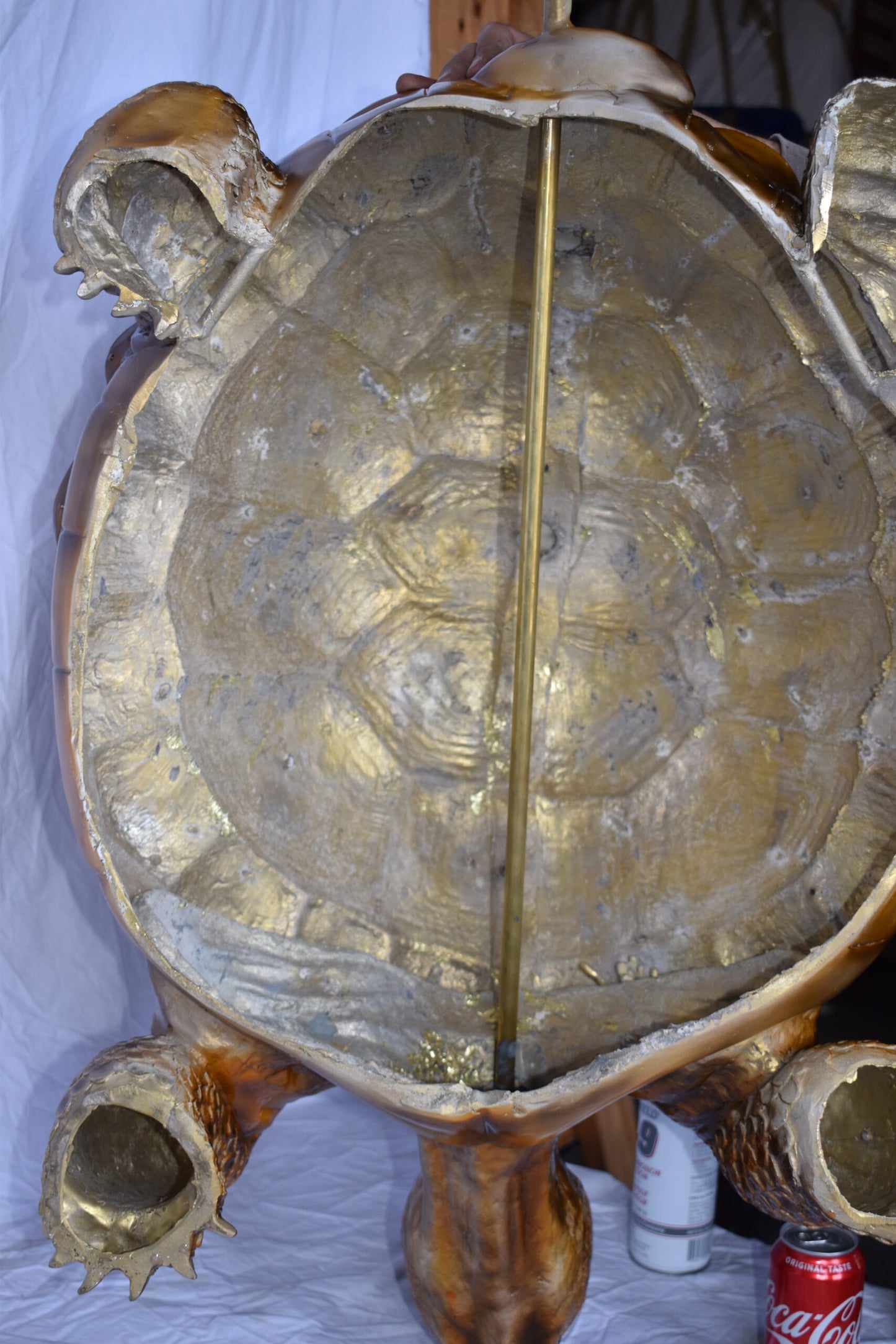 Giant - Tortoise Turtle Fountain Brown Finish Bronze Statue 24" x 38" x 16"H