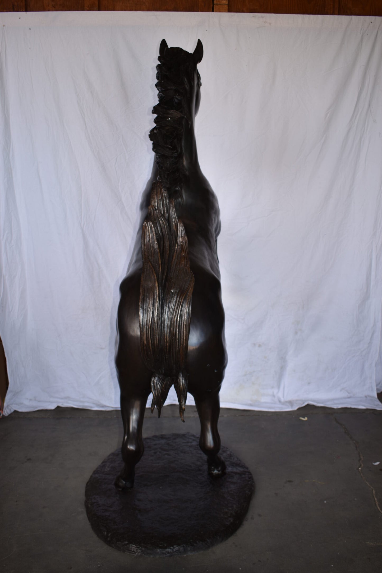 Ferrari Horse Life-size Bronze Statue Giant Size Size: 72" x 34" x 88"H