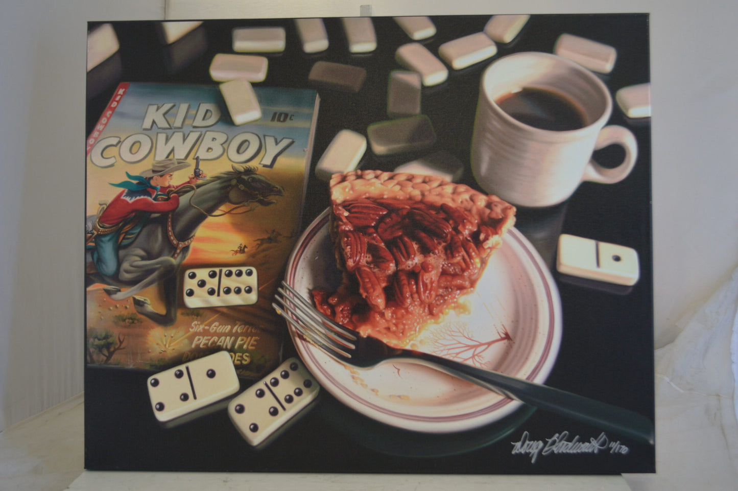 Pecan Pie - Painting on Canvas by Doug Bloodworth - Size: 35"L x 28"W