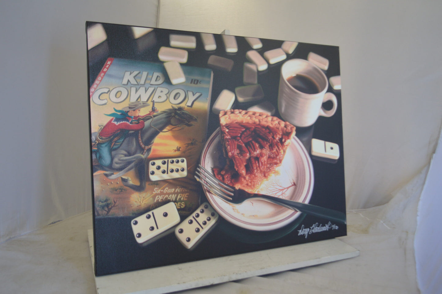 Pecan Pie - Painting on Canvas by Doug Bloodworth - Size: 35"L x 28"W