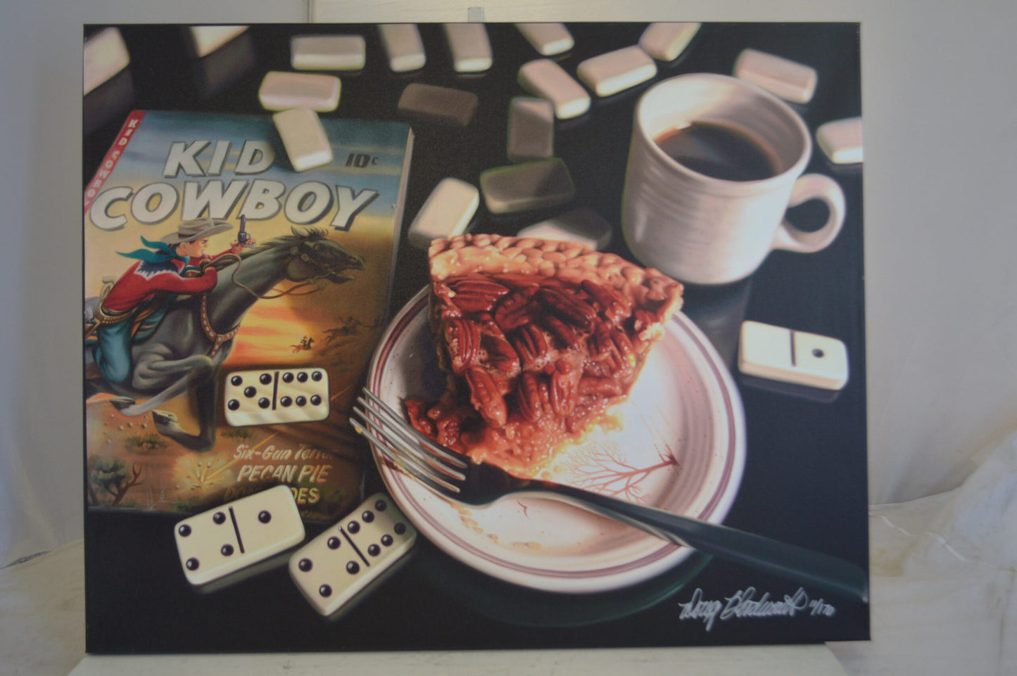 Pecan Pie - Painting on Canvas by Doug Bloodworth - Size: 35"L x 28"W