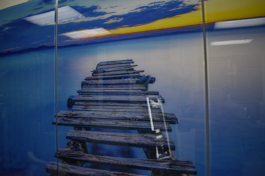 The Mystic Pointe Picture on A Large Three-Piece Acrylic Size: 1" x 78" x 39"H