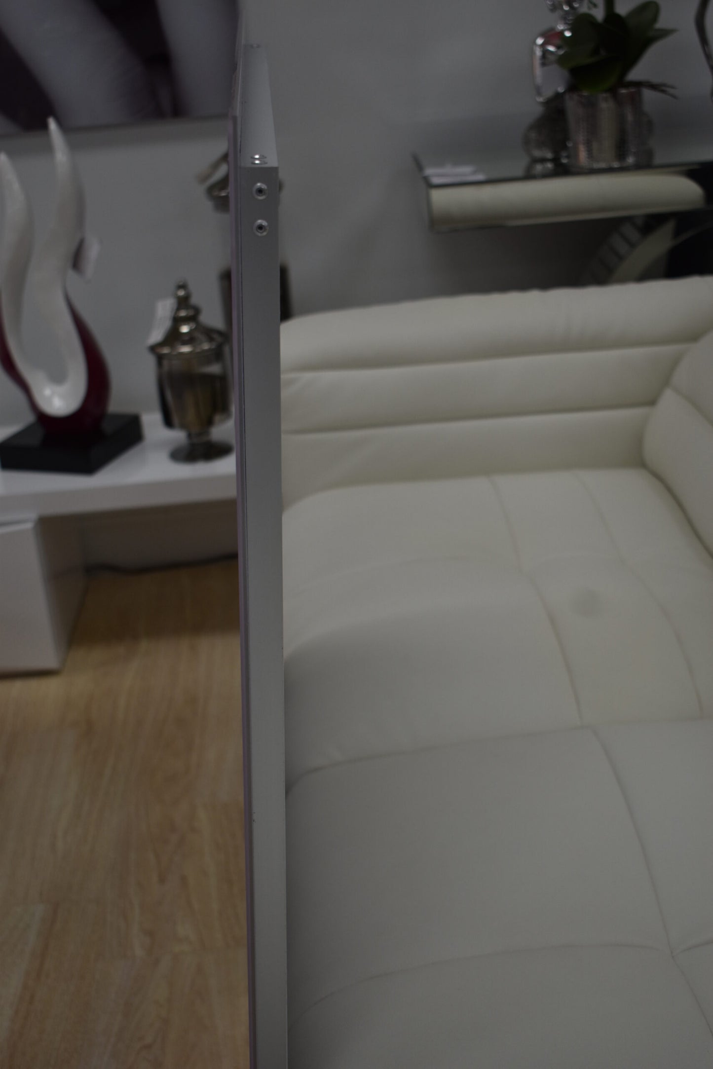 Blue Women Modern Painting on A Large Acrylic - Plexiglass Size: 1" x 31" x 47"H