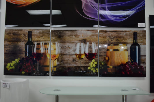 Old Cellar Picture on A Large Three-Piece Acrylic Plexi Size: 1" x 23" x 72"H