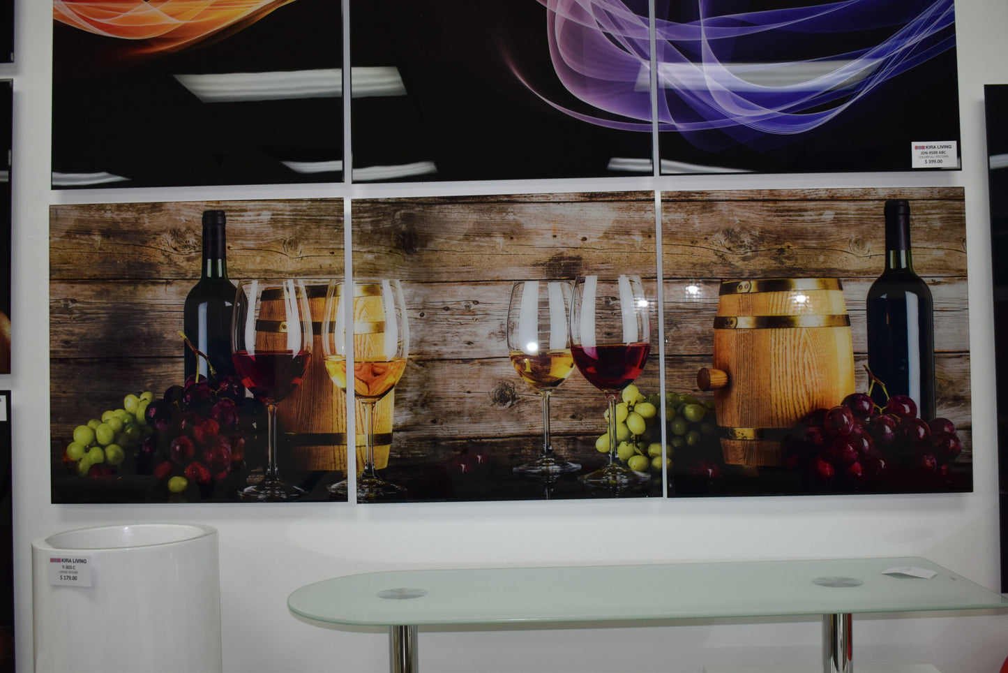 Old Cellar Picture on A Large Three-Piece Acrylic Plexi Size: 1" x 23" x 72"H