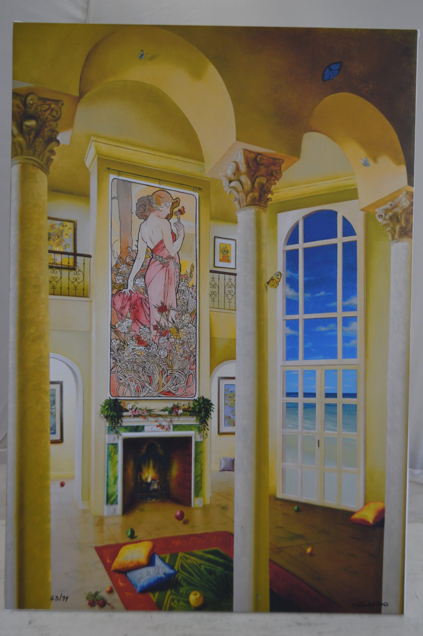 Timeless Painting By Orlando Quevedo - Size: 20"L x 30"W