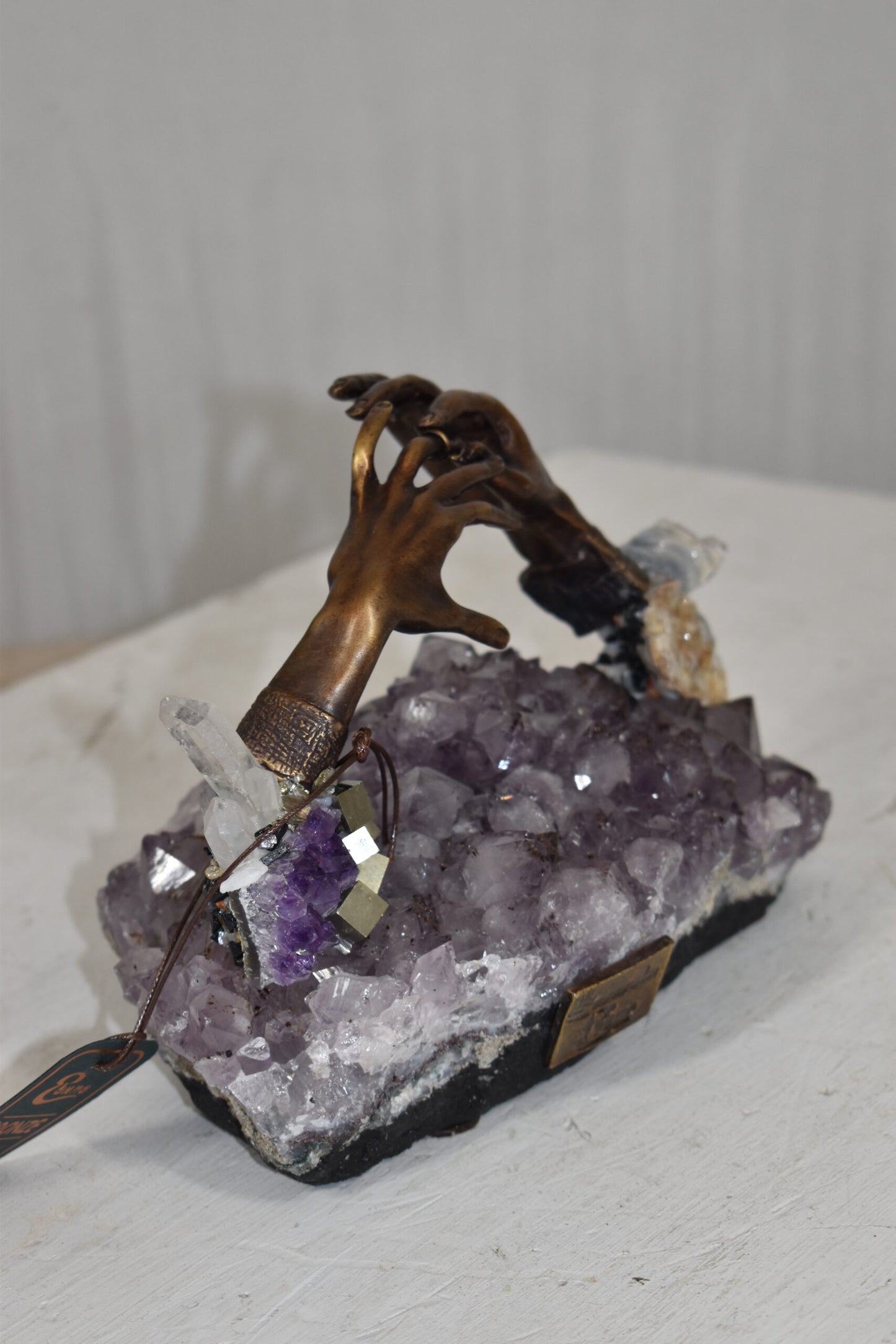 Engagement, Bronze Statue from the Vidal Collection, COA included 6" x 6" x 9"H