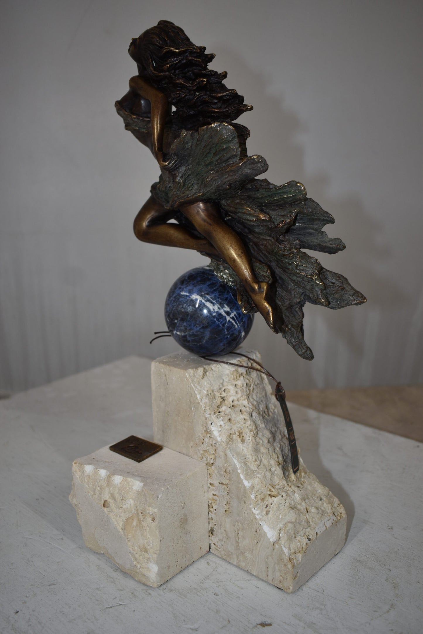 Emerge, Bronze Statue from the Vidal Collection, COA included 7" x 5" x 15"H