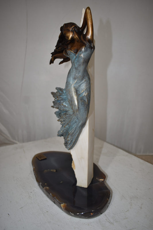 Evolution, Bronze Statue from the Vidal Collection, COA included 8" x 14" x 17"H