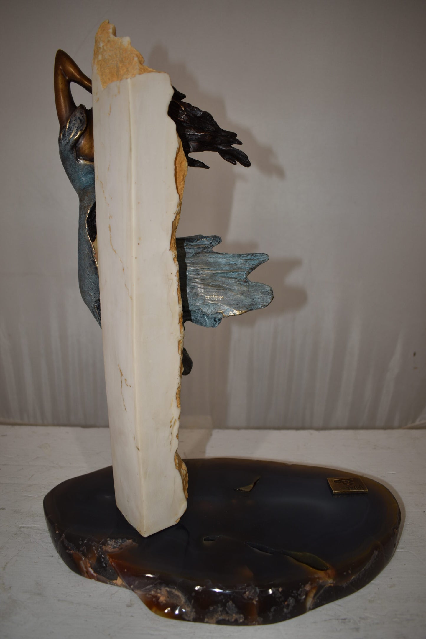 Evolution, Bronze Statue from the Vidal Collection, COA included 8" x 14" x 17"H