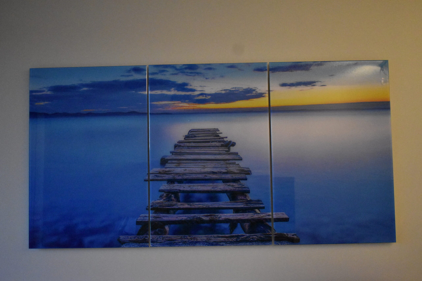 The Mystic Pointe Picture on A Large Three-Piece Acrylic Size: 1" x 78" x 39"H