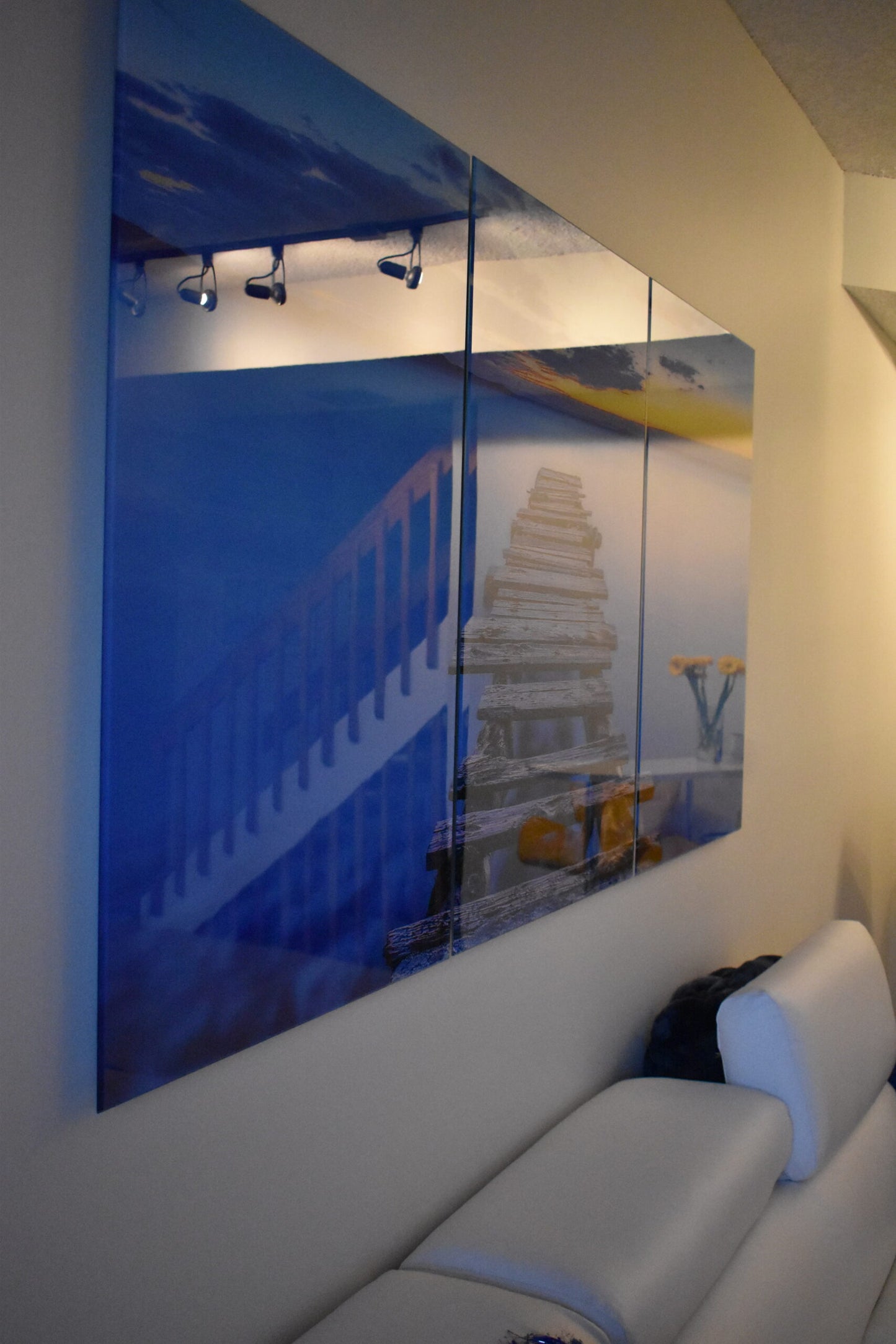 The Mystic Pointe Picture on A Large Three-Piece Acrylic Size: 1" x 78" x 39"H