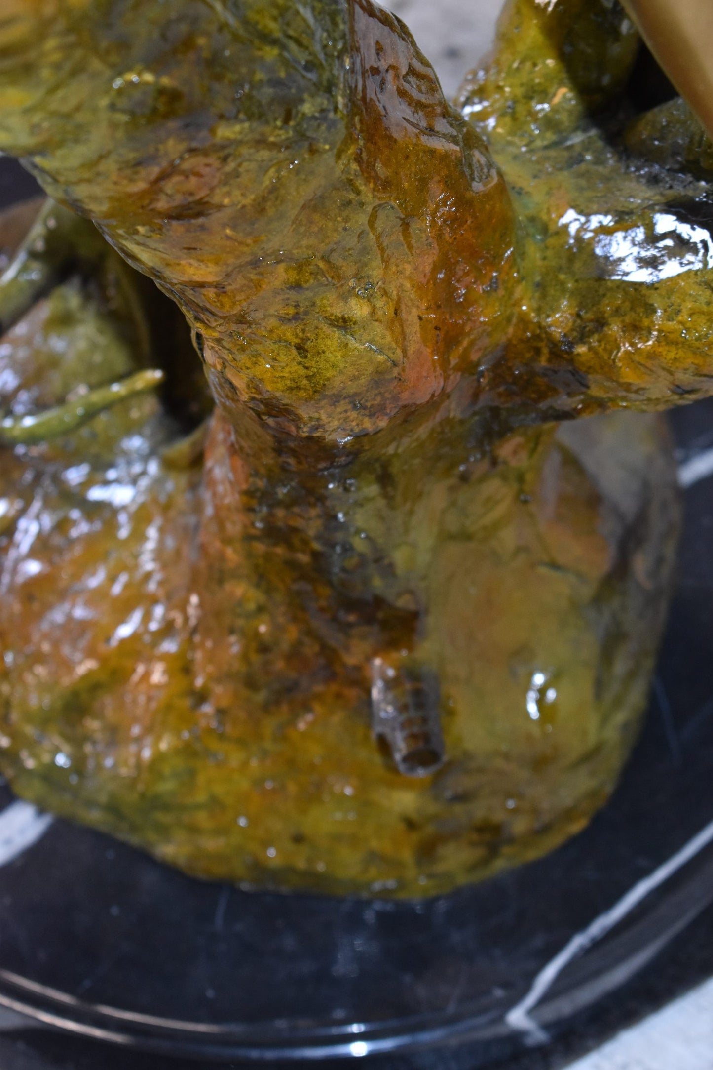 Dolphin Octopus and Three Turtles Fountain Bronze Statue Size: 28" x 21" x 35"H