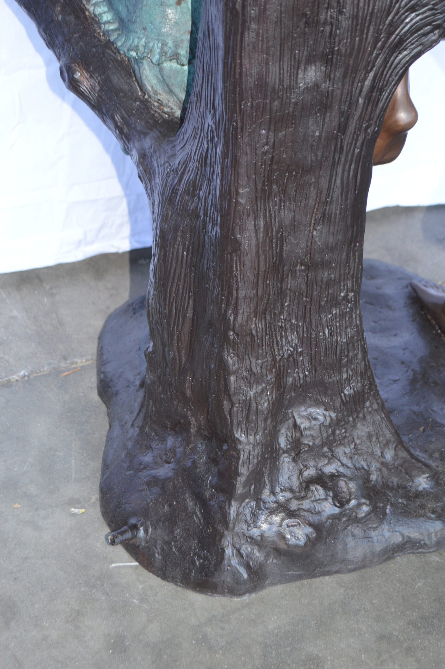 Four Angels Playing Bronze Statue Fountain  -  Size: 35"L x 28"W x 66"H.