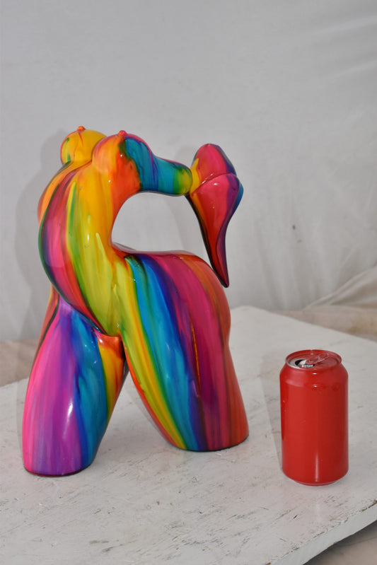 Relaxing By Liliana Mendez Modern Art Nude Bronze Statue Size: 11" x 8" x 13"H