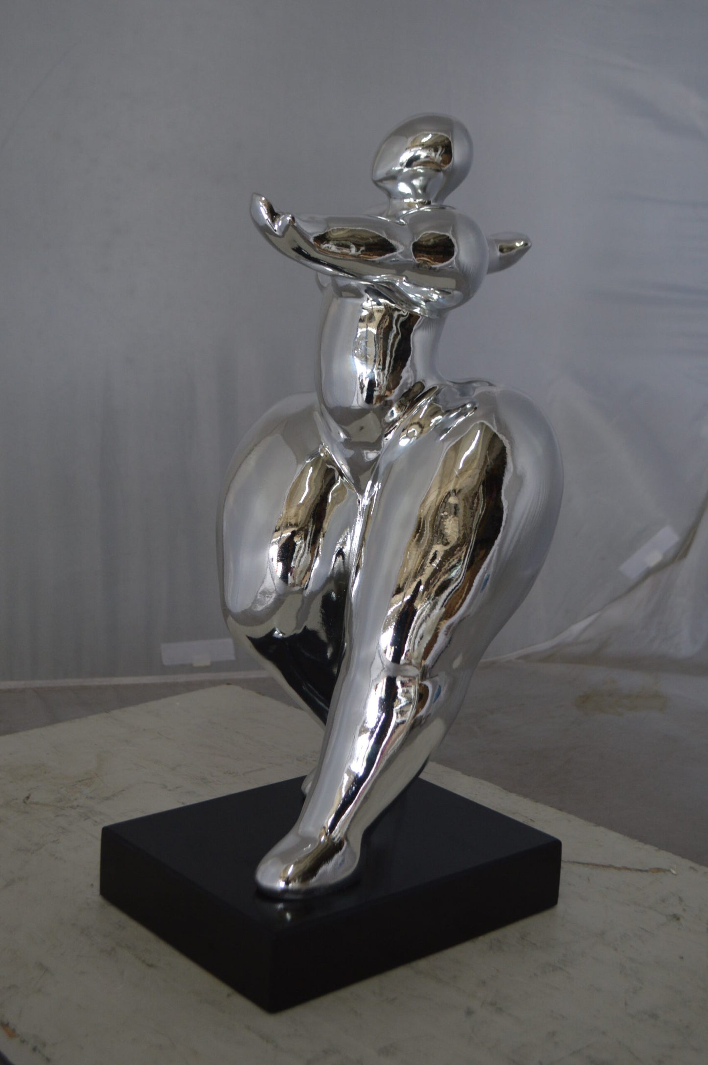 Modern Art - Beautiful, Voluptuous Women - Size: 13"L x 9"W x 22"H.