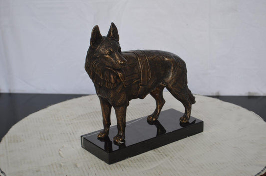 Service Dog standing -  Size: 12"L x 5"W x 12"H.