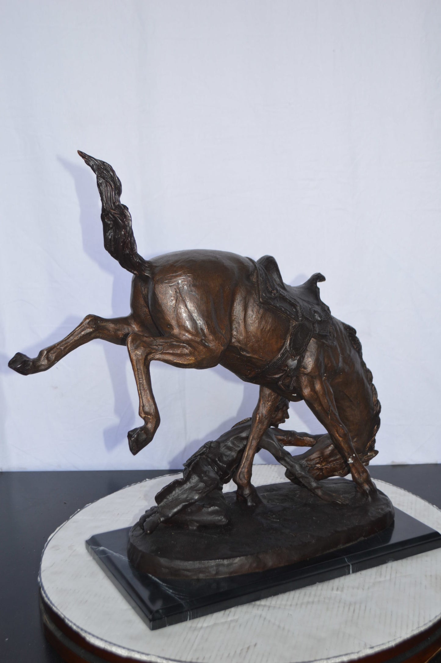 Wicked Pony by Remington Bronze Statue - Size: 17"L x 11"W x 22"H.
