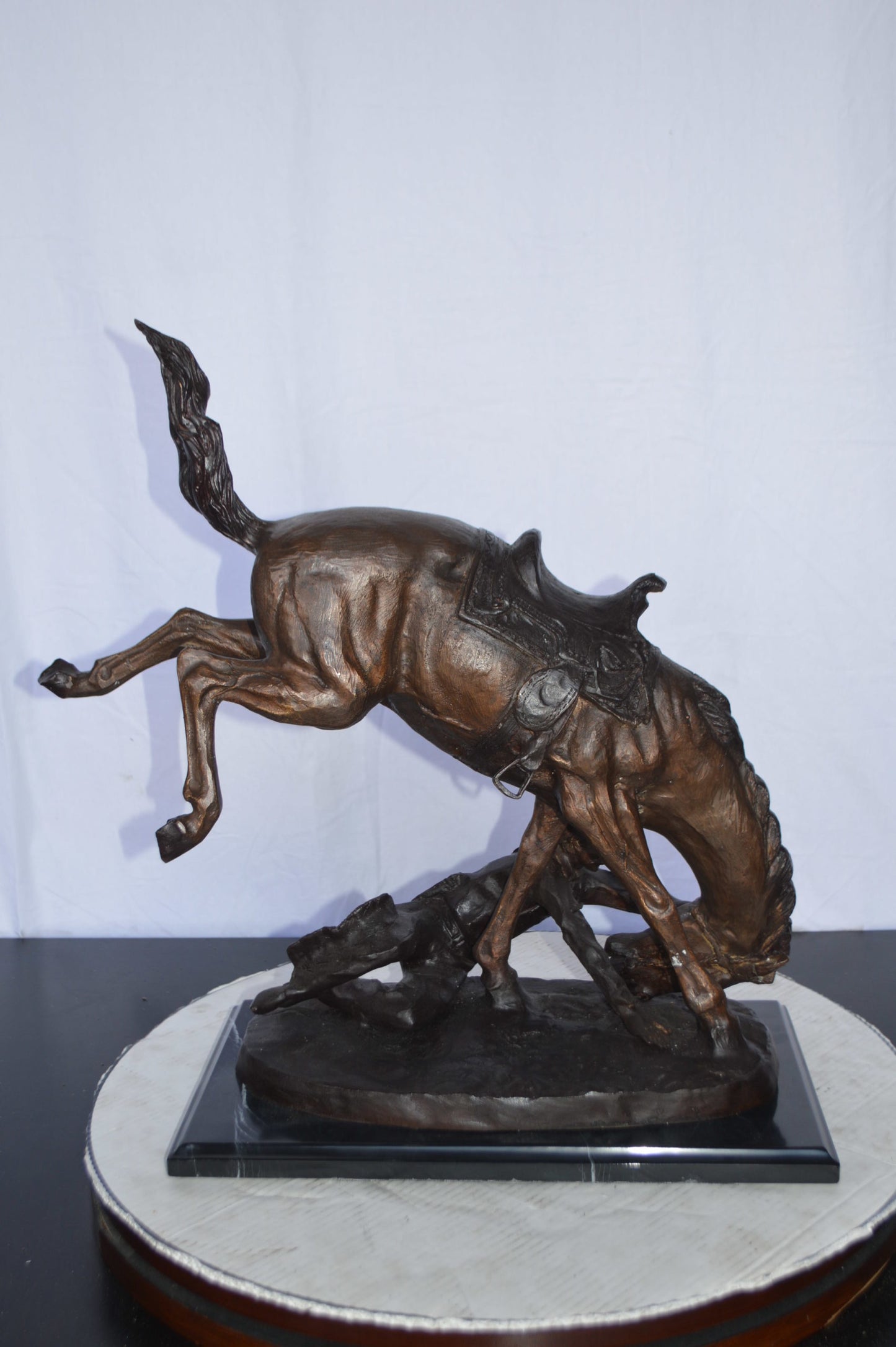 Wicked Pony by Remington Bronze Statue - Size: 17"L x 11"W x 22"H.