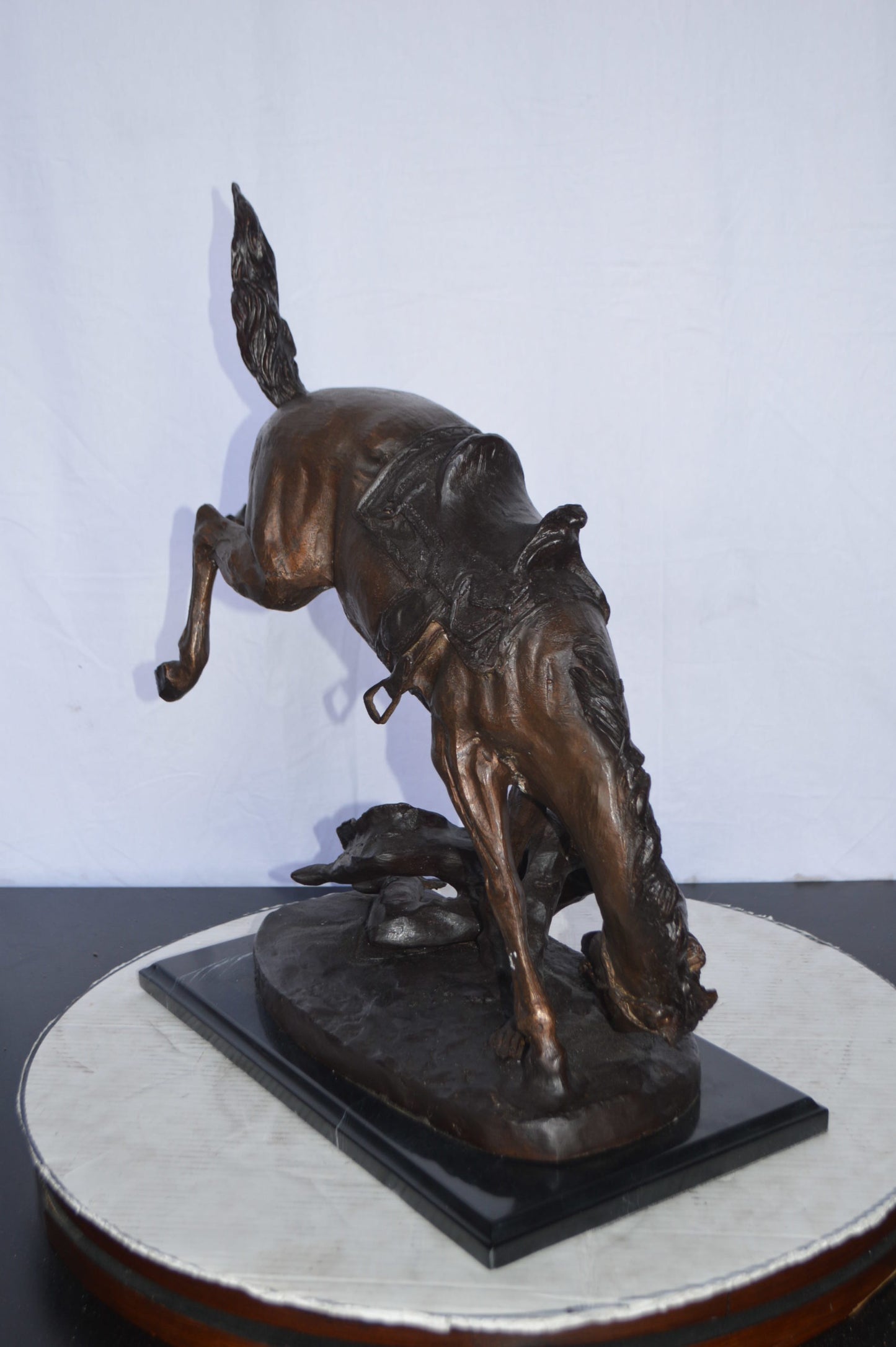Wicked Pony by Remington Bronze Statue - Size: 17"L x 11"W x 22"H.