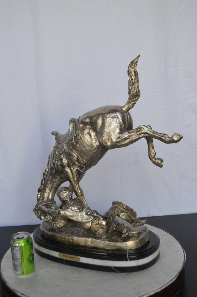 Remington Wicked Pony silver finish Bronze Statue - Size: 11"L x 22"W x 26"H.