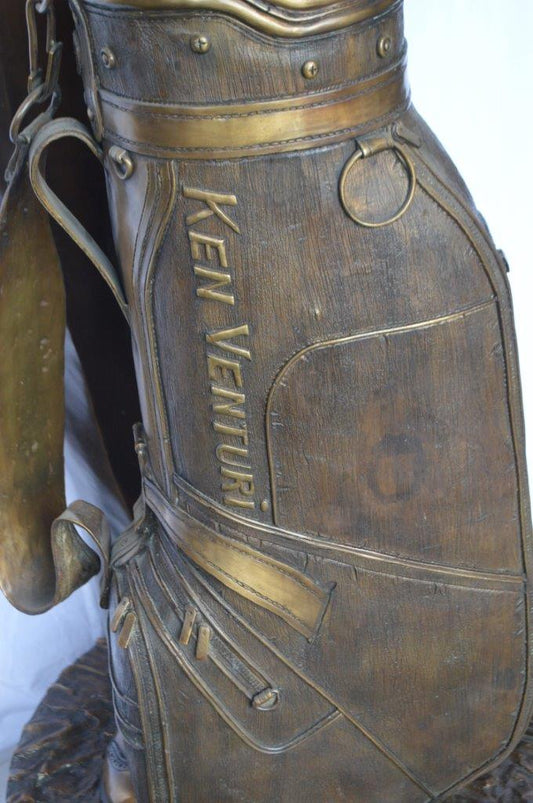 Golfer Ken Venturi Giant Bronze Statue - Size: 32"L x 30"W x 80"H.