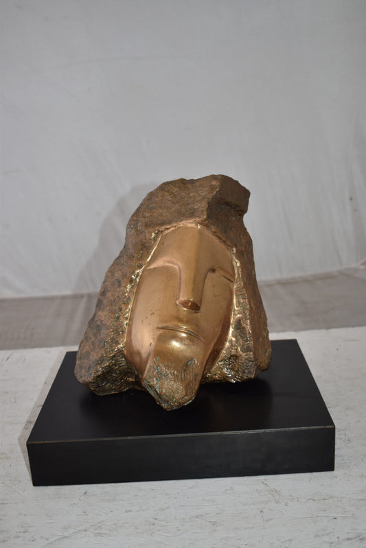 Original Marilyn Newman Bronze Statue Titled the Pharoah Size: 40" x 27" x 23"H