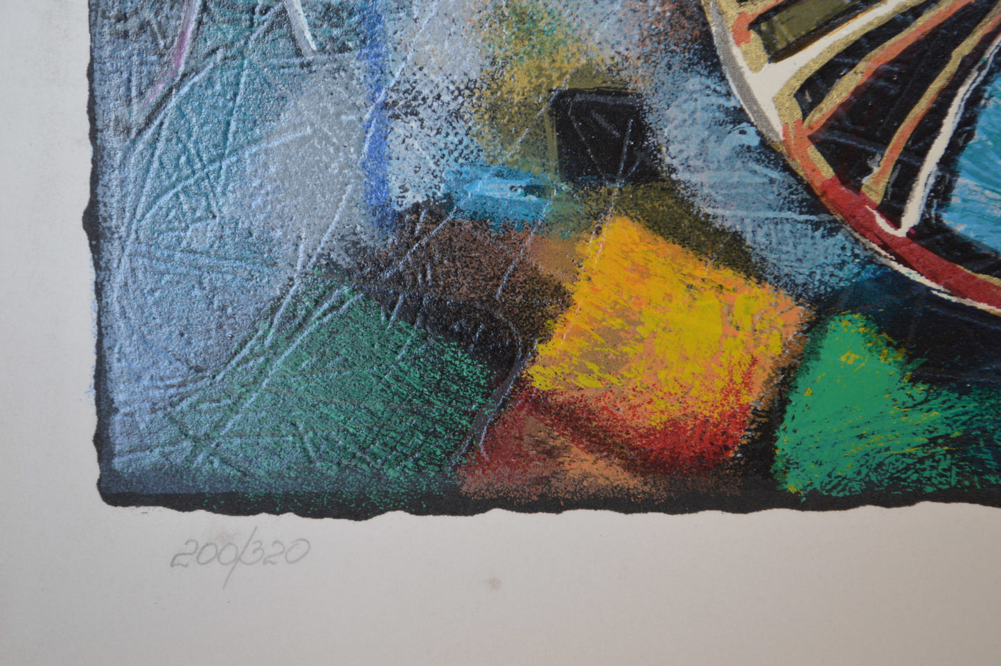 Michael Kachan Delicate Balance serigraph -  Size: 17"L x 20"W