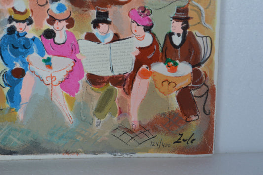 The Old Bakery Serigraph by Zule -  Size: 11"L x 14"W