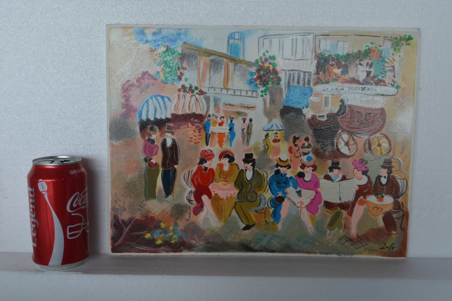 The Old Bakery Serigraph by Zule - Size: 11"L x 14"W