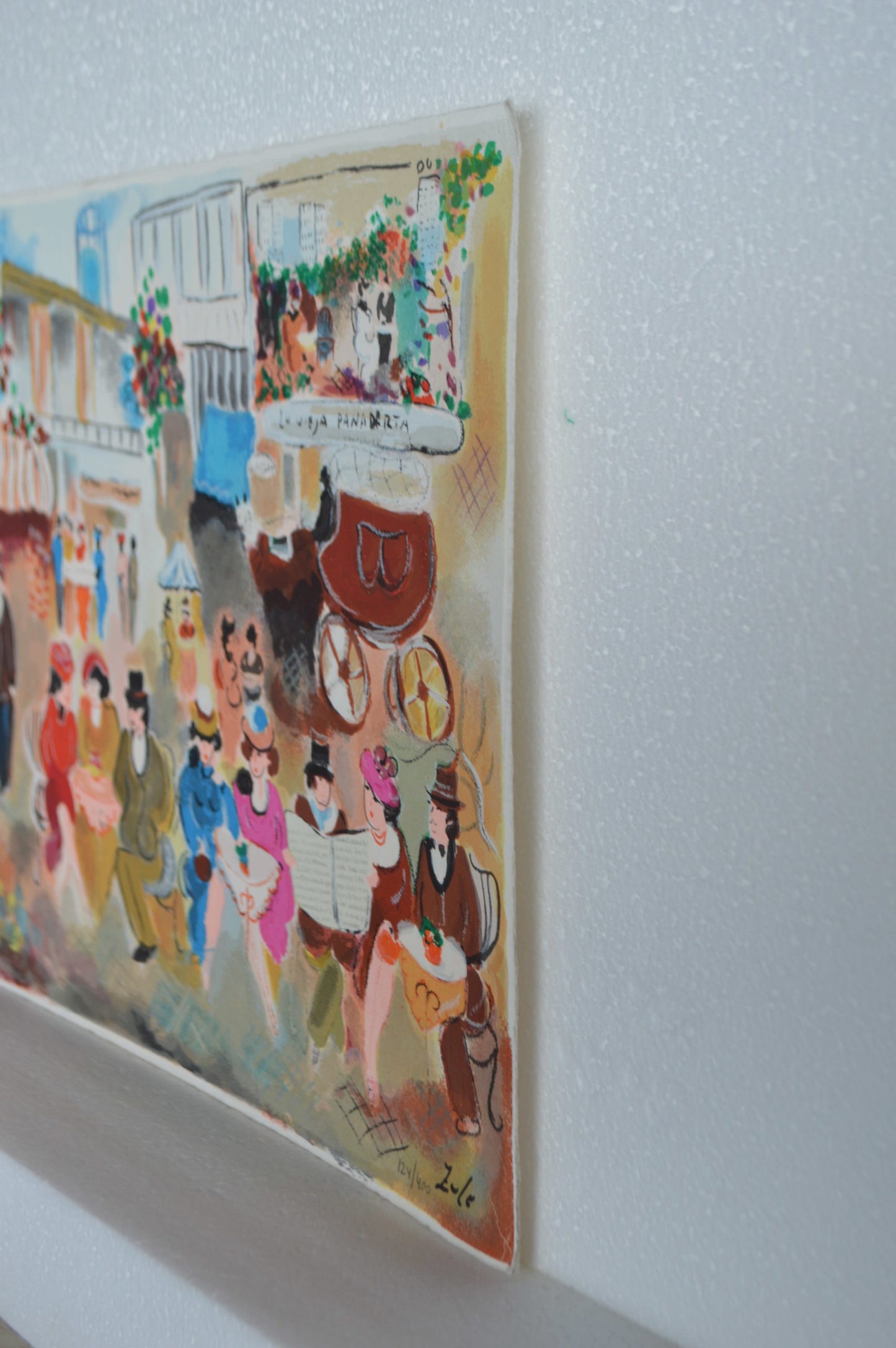 The Old Bakery Serigraph by Zule - Size: 11"L x 14"W