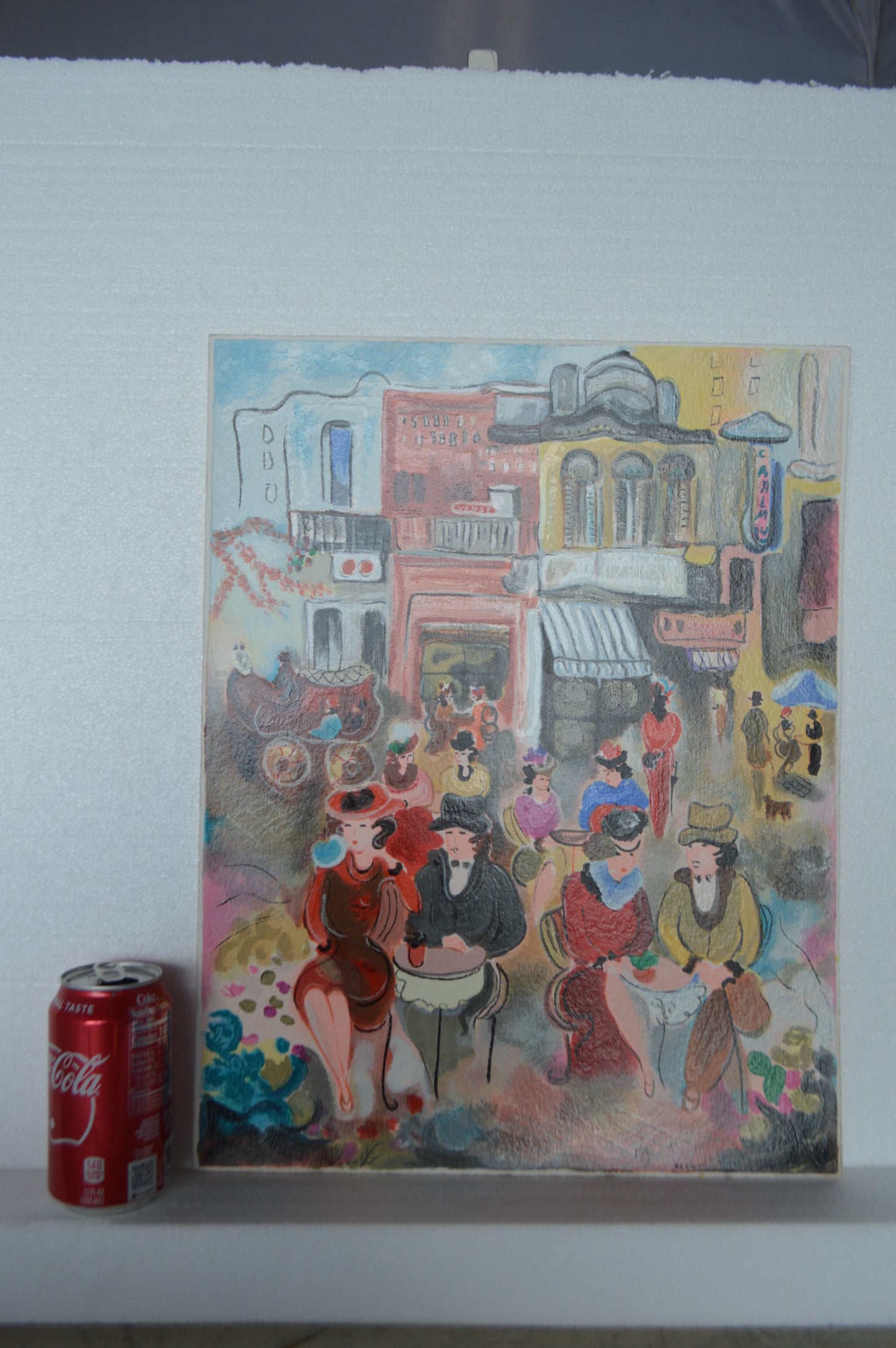 Buenos Aires II serigraph by Zule Moskowitz - Size: 15"L x 20"W