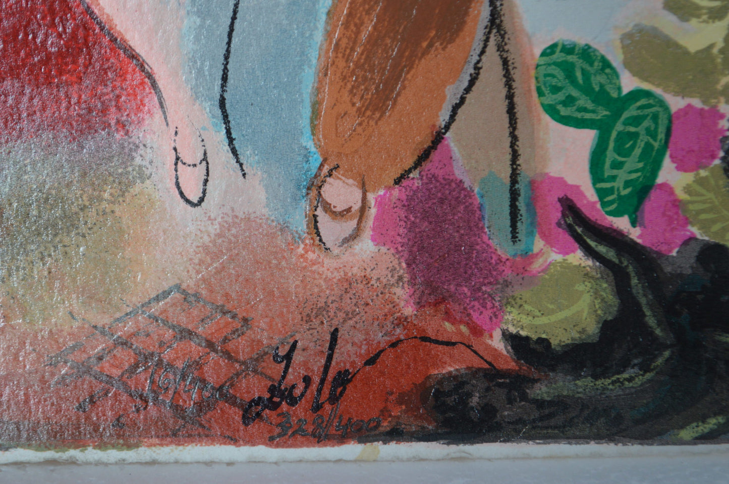 Buenos Aires II serigraph by Zule Moskowitz - Size: 15"L x 20"W