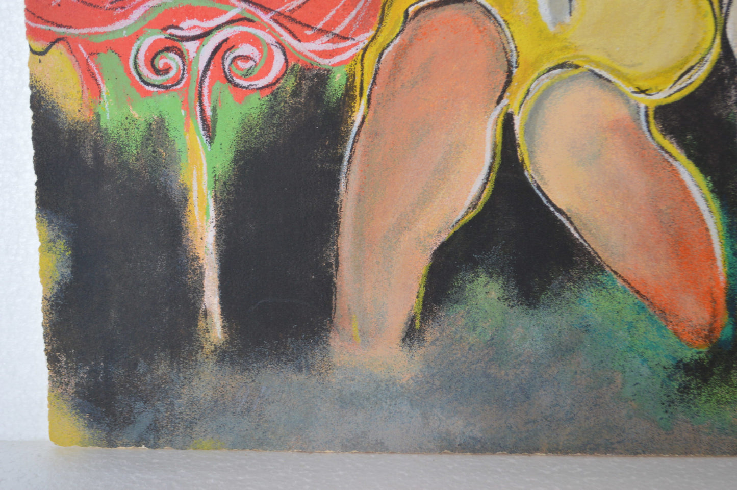 A Couple serigraph by Zule Moskowitz - Size: 24"L x 40"W