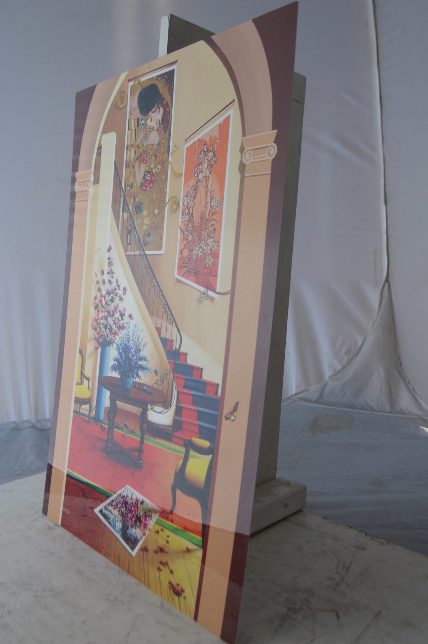 Orlando Quevedo Happiness, Painting on aluminum - Size: 27"L x 19"W