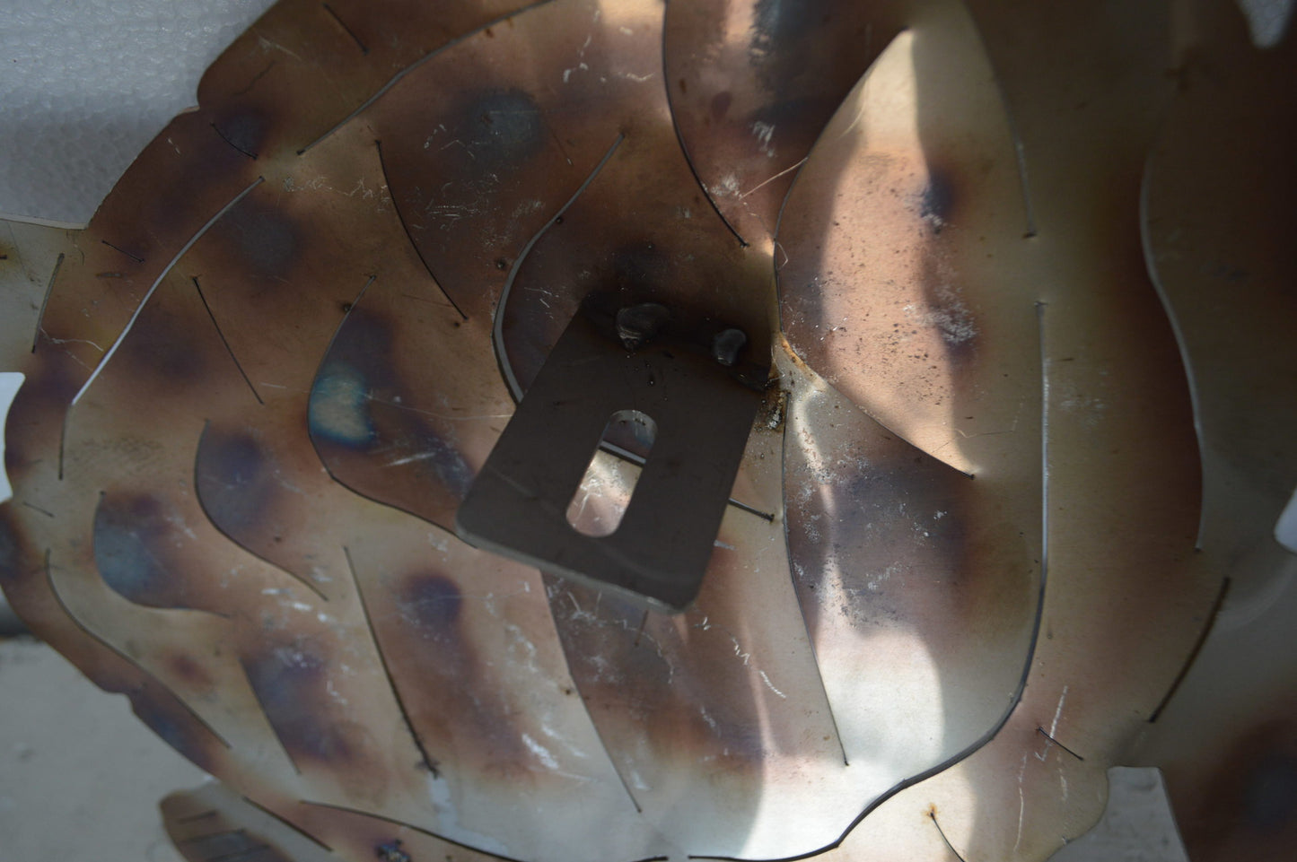 Turtle laser cut steel wall mounted - Size: 13"L x 2"W x 17"H.