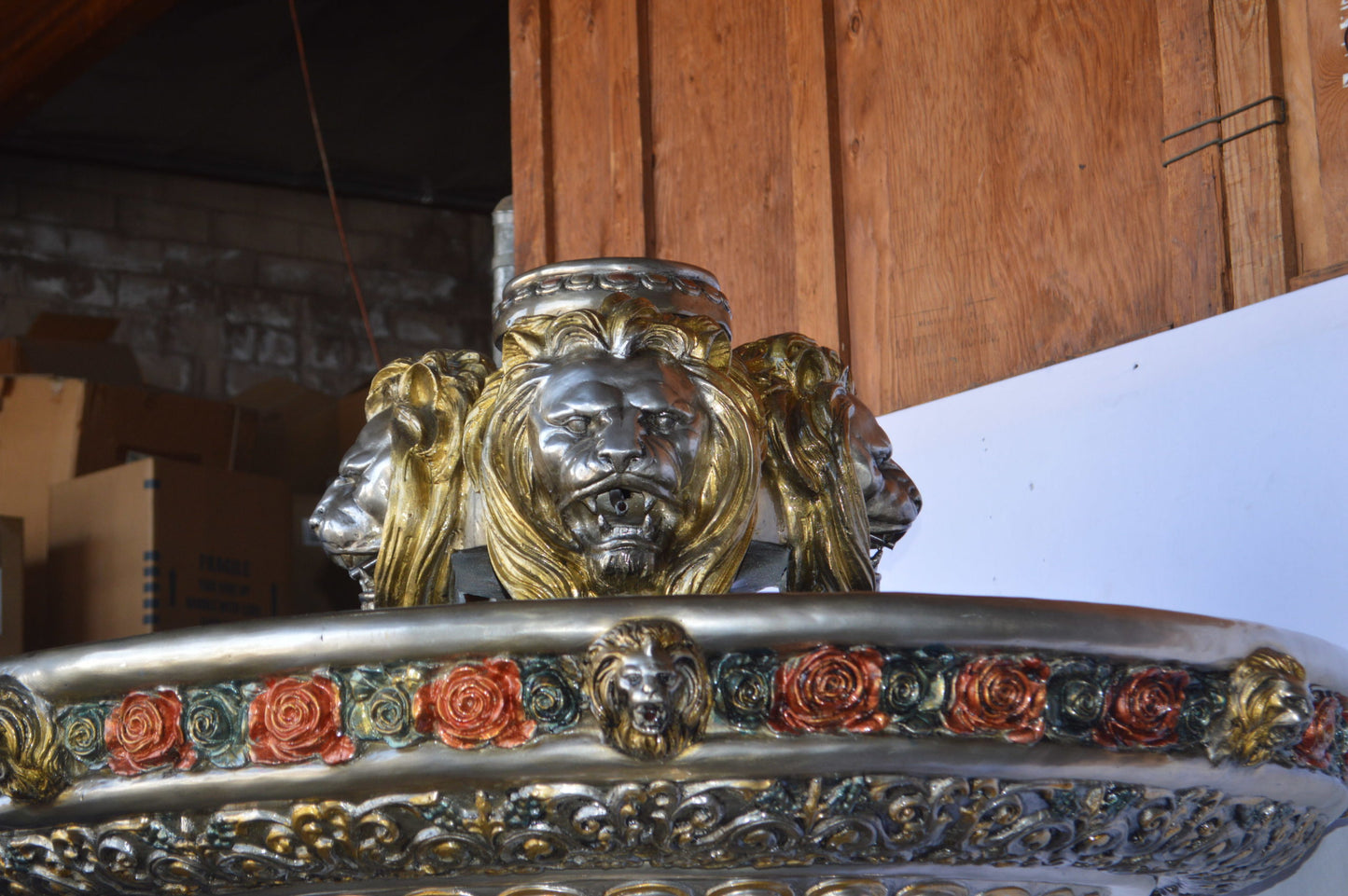 Four seasons fountain bronze statue - Size: 53"L x 53"W x 96"H.